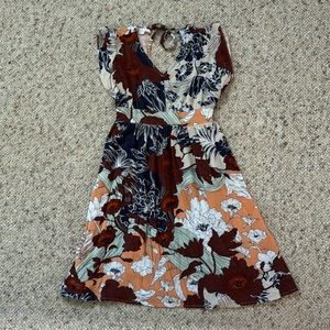 Girls Oniell Dress Flutter Sleeve Size XXS 6-7yrs